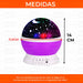 Star Moon RGB 360 USB Projector Night Light Lamp 9