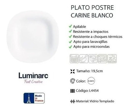 Luminarc Carine 18-Piece Dinnerware Set + 24-Piece Cutlery Set 4