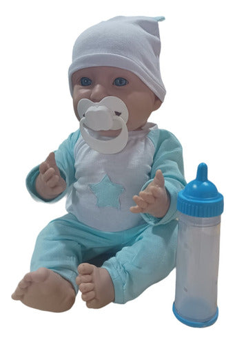 Bebote Real Reborn Tomás 40 cm with Clothes Male 0