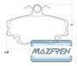 Mazfren Competition Brake Pads for Renault Clio Sandero 2