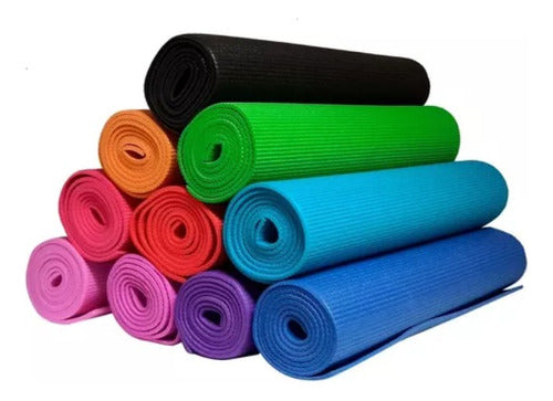 MIR Fitness Eco Fitness Yoga Pilates Mat Sticky Gym 3 Mm 5