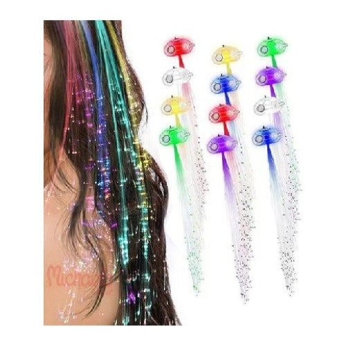 Cyssouvenirs Hair Extensions with Light - 5 Units Pack 1