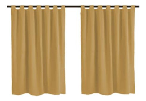 Kitchen Microfiber Short Curtain Set of 2 Panels 1.20x1.20m Each 30