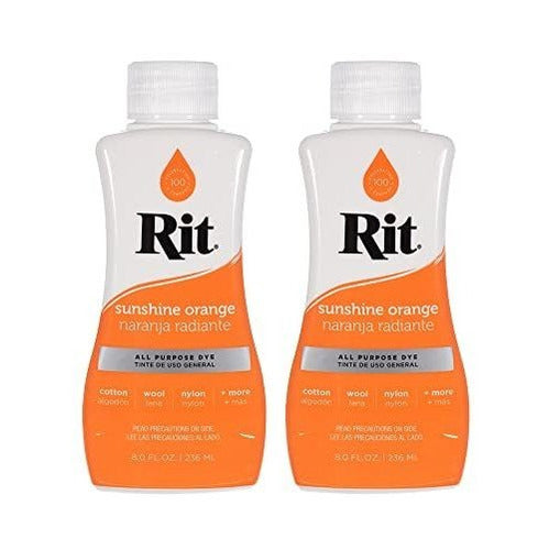 Colorante Para Tela Rit All Purpose 236ml X2u Naranja Radian 0