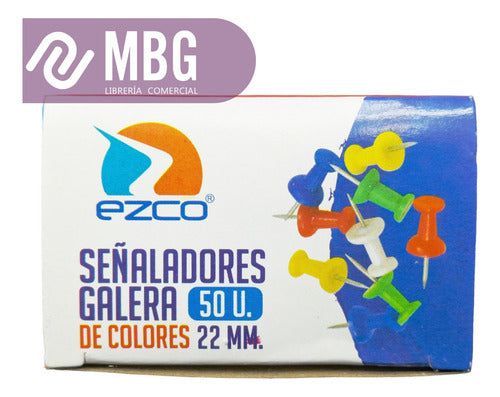 Ezco Galera Colored Markers 22 Mm X 50 Units 1