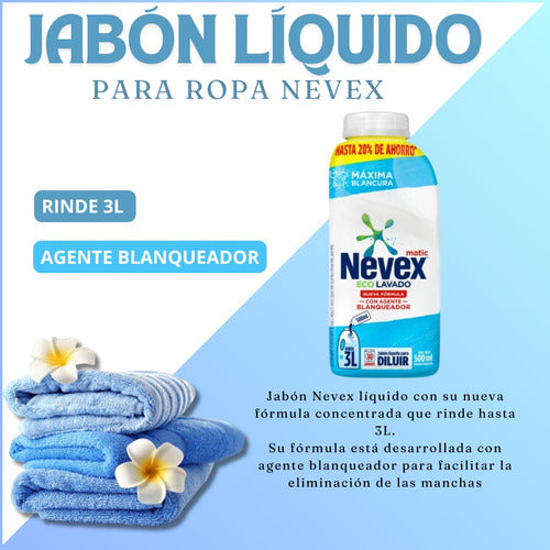 Jabón Líquido Nevex Concentrado Para Diluir 1