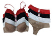 2841. Set Soft Cup with Modal and Lace Trim Pack of 3 5