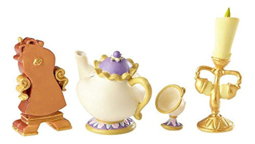 Enesco Disney Showcase Enchanted Objects 4 Pieces 1