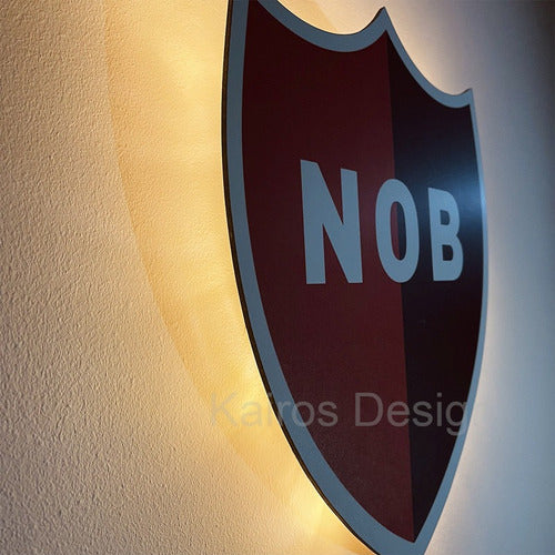Newells LED Shield Decorative Wall Art + Gift Batteries 3