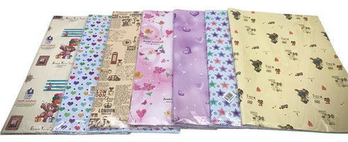 Papel De Regalo X50 Hojas 1