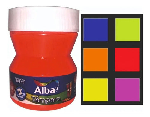 Artel - Activebrain 6 Fluorescent Tempera Potes 200ml 0