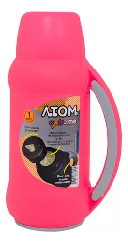 Atom Termo Atom Extreme 1L Pico Matero 360° Doble Ampolla Vidrio 3