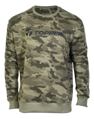 Topper Crew Rtc Men Loose - Urb Oliva Camo 0