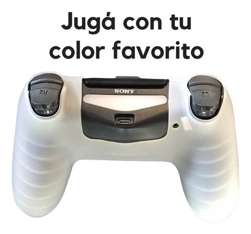 PlayStation Joystick Ps4 Funda + Cubregrips Analogicos De Calidad 1