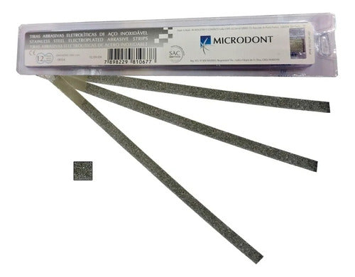 Microdont Dental Polishing Steel Strips 0