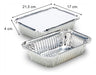 CICCARIELLO Aluminum Tray with Cardboard Lid for Oven 1100 ml - 100 Units 1