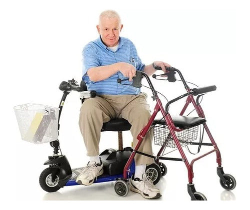 Andador Ortopédico Plegable Con Asiento  Y Frenos 1