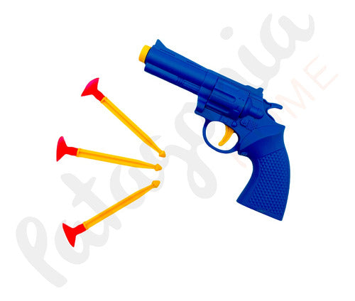 Kids Fun Dart Gun Toy Revolver Pack x 2 1