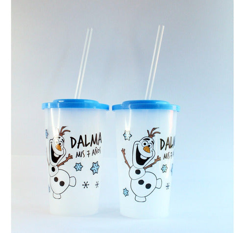 10 Personalized Transparent Souvenir Cups with Name 21