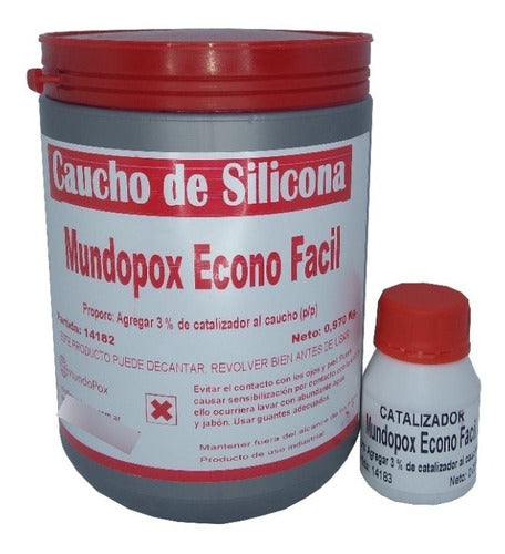 MPX Econo Fácil Silicona Moldes 1 Kg El Caucho + Simple De Usar! 2