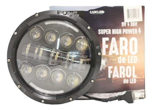 Luxled by Kobo Lighting Optica Faro Led 7 PuLG Wrangler Jeep Willy F100 4 Funciones 0