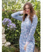 Winter Modal Printed Button Nightgown - Doncelle 1116-20 6