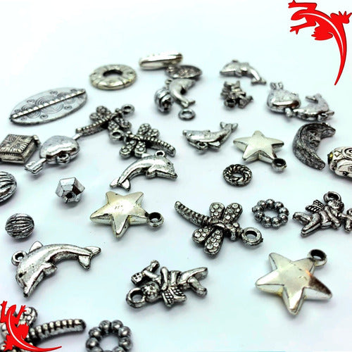 Gatuvia Silver and Old Gold Charms Cake 15 Souvenir Bijoux 25 Grams 3