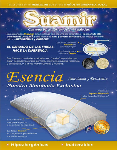 Suamir Esencia Vellón Core Pillow 80x50 1