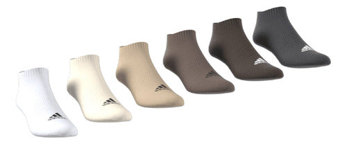 Adidas Cushioned 6-Pack Unisex Multicolor Training Socks 1