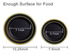 N9R Black Plastic Plates with Gold Rim - 72 Count 1