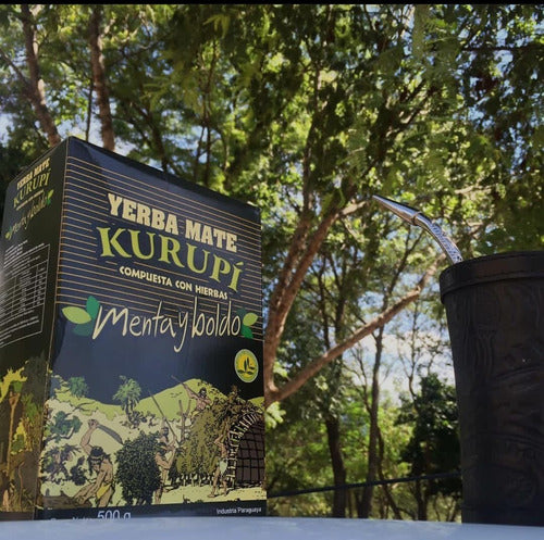 Kurupí Yerba Mate Menta y Boldo 500 g 4