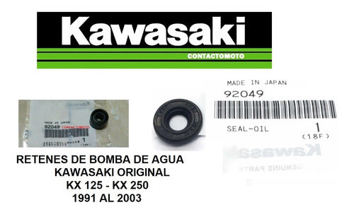 Kawasaki Retenes Bomba De Agua KX125 250 91-03 Contactomoto 1