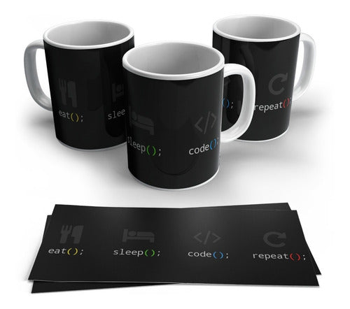 La Cueva del Otáku Customized Humorous Code Ceramic Sublimated Mug 0