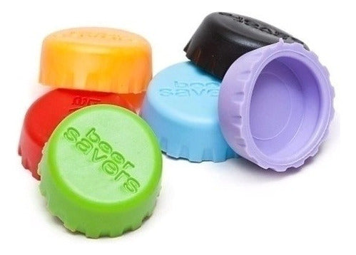 Beer Bottle Silicone Caps x 12 Assorted Colors - Artentino 1