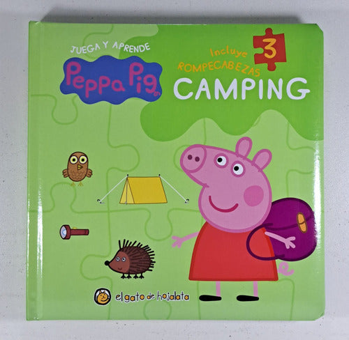 Peppa Pig. Camping - Libro Infantil Con 3 Rompecabezas 1