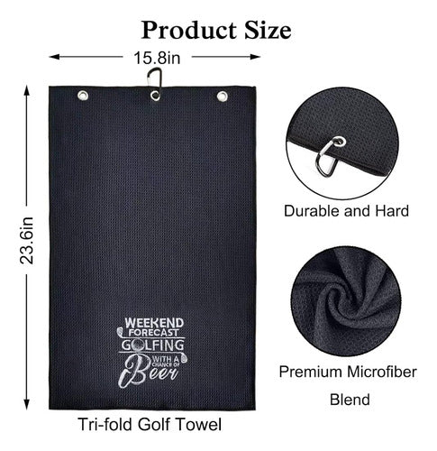 Dyjybmy Pronóstico De Fin De Semana Toalla De Golf De Golf C 1