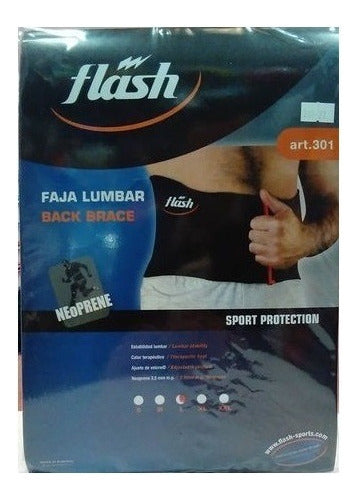 Flash Neoprene Reinforced Adult Lumbar Support Belt Fitness 1