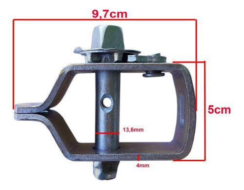 Torniquete Reforzado Galvanizado Aéreo Nº6  X 4 Unidades 1