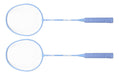 Conjunto De Raquetes De Badminton Azul Com Alça De Esponja D 6