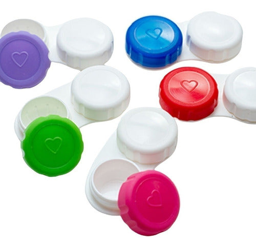 100 Multicolor Contact Lens Cases 0