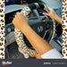 Car Steering Wheel Cover Animal Print Woman PVC + TPE 3