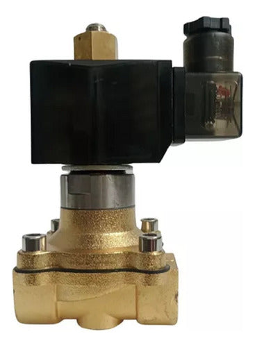 Válvula Solenoide Diafragma Normal Aberta  1 Polegada 110vca 6