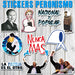 Stickers Peronismo Cfk Evita Nestor 15 Unidades 2