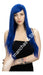 Fantasy Color Hair Wig Straight/Bangs 70cm #Blue 4