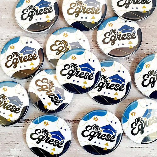 Pack of 25 Graduation Button Pins 3