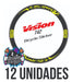 Juego Calcos Llanta Vision T42 X 12 Unidades 0