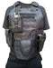 Tactical MOLLE Plate Carrier Vest Black Ops with Accessories 6