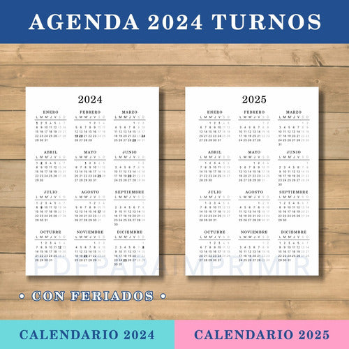 PDF PARA IMPRIMIR Daily Planner 2024 - Appointments with Time Slots - Printable A5 A4 3