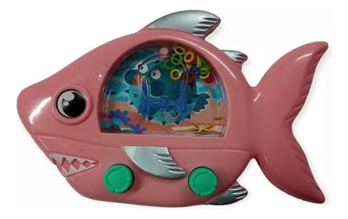 Juego De Agua Embocar Aros Forma De Pez Souvenirs X10 Unid 3