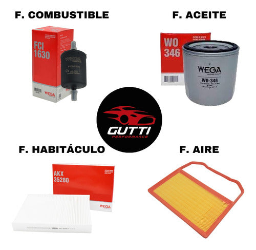 Kit Filtros Wega Vw Up! - Gutti 1